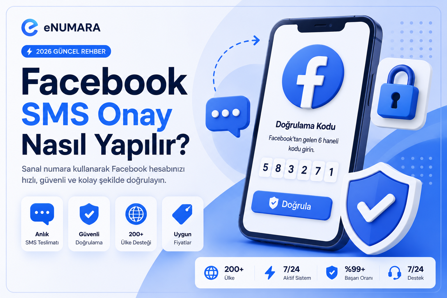 Facebook SMS Onay Nasıl Yapılır? (2026 Güncel Rehber)