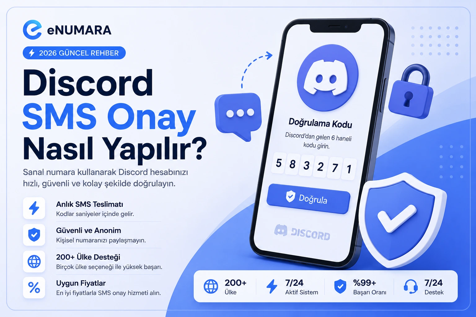 Discord SMS Onay ve Sanal Numara Rehberi