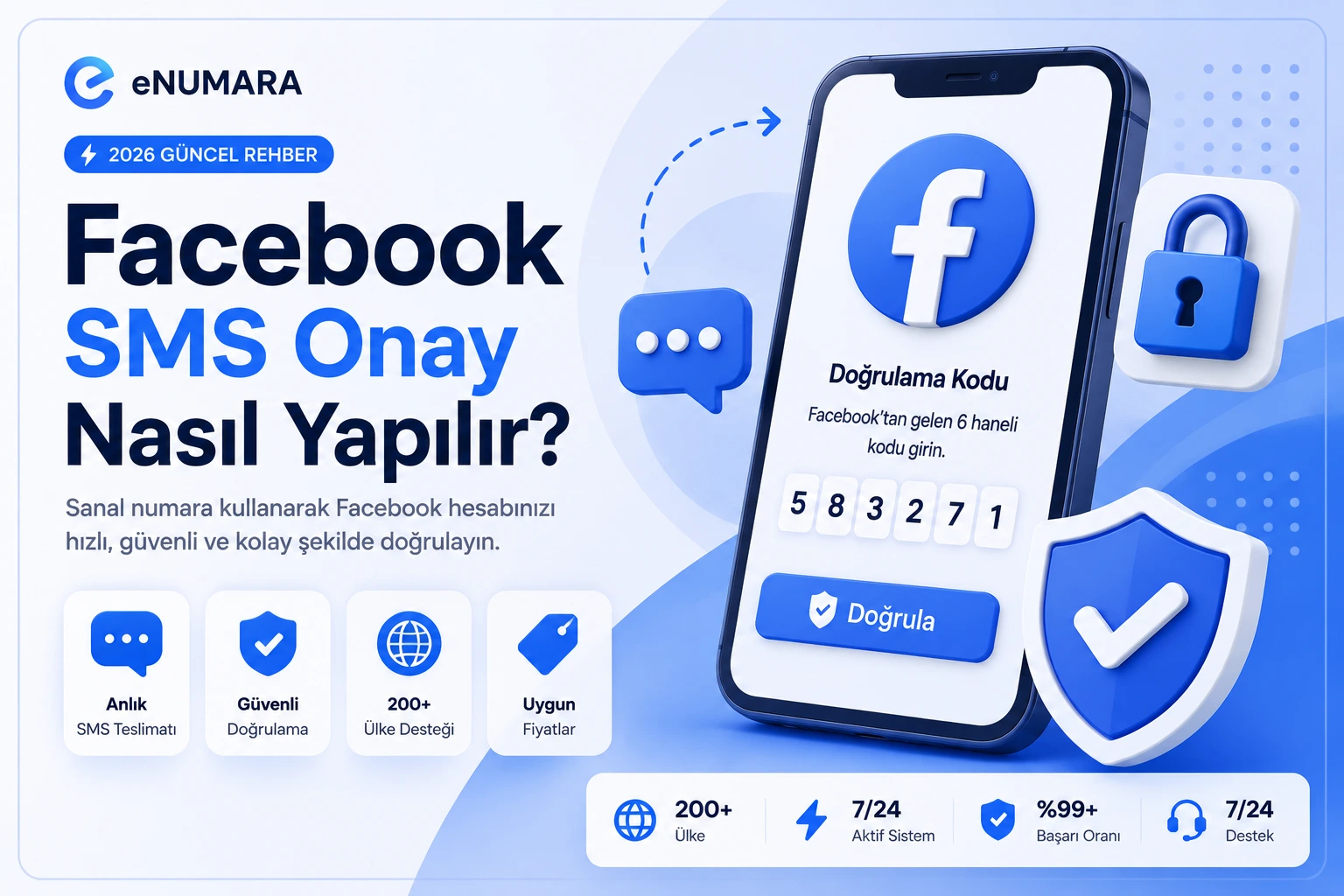 Facebook SMS Onay: Sanal Numara ile Meta Hesabı Doğrulama