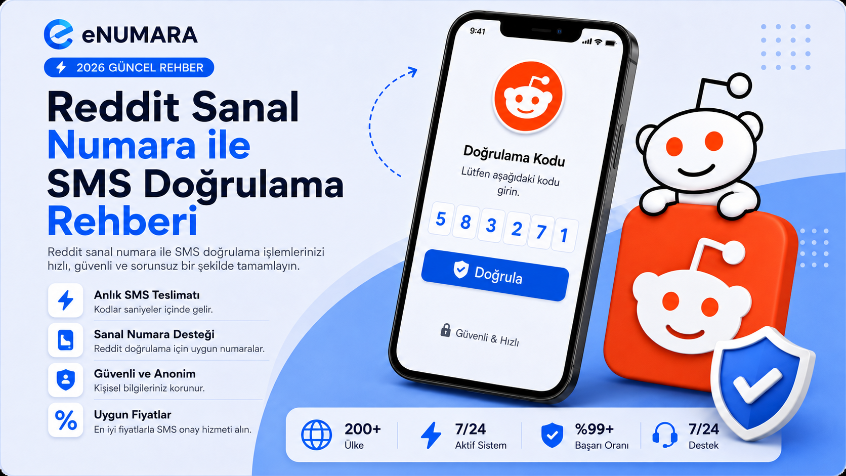 Reddit Sanal Numara ile SMS Doğrulama Rehberi