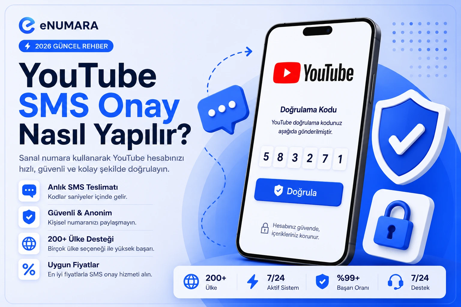 YouTube Telefon Doğrulama: Sanal Numara ile Kod Alma